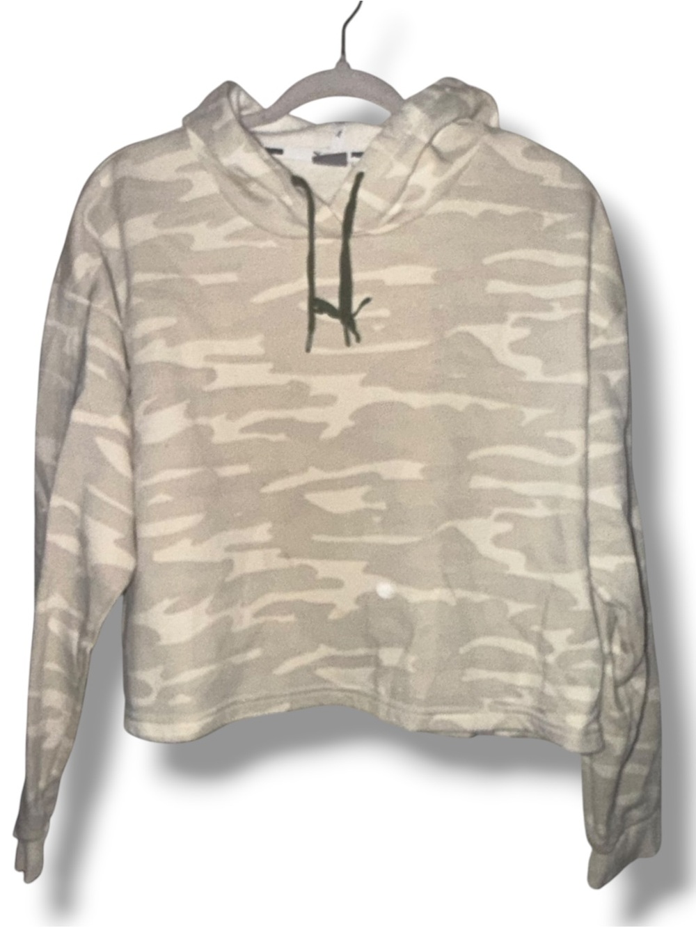 Puma camouflage cropped hoodie